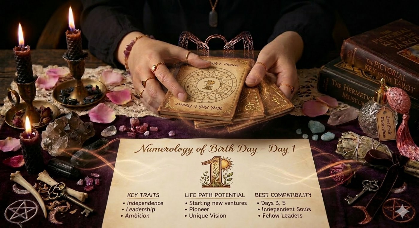 Numerology Of Birth Date - Day 1
