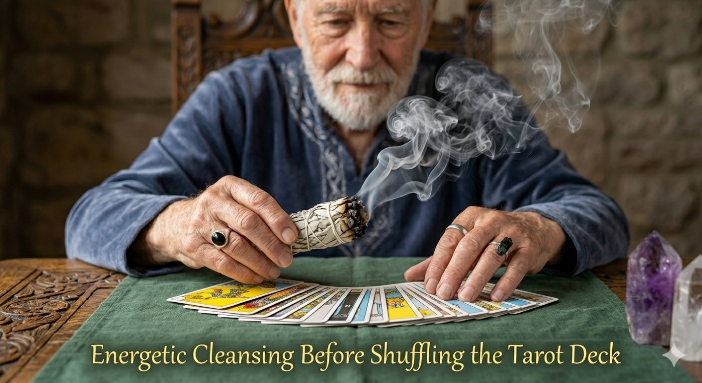 Energetic Cleansing Before Shuffling the Tarot Deck