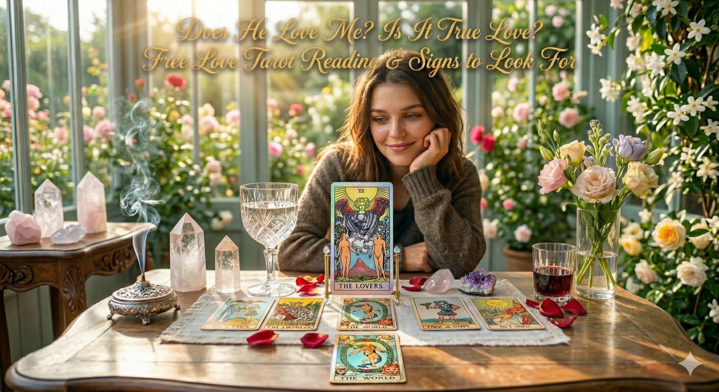 Does He Love Me? Free Love Tarot Reading & Signs to Look For