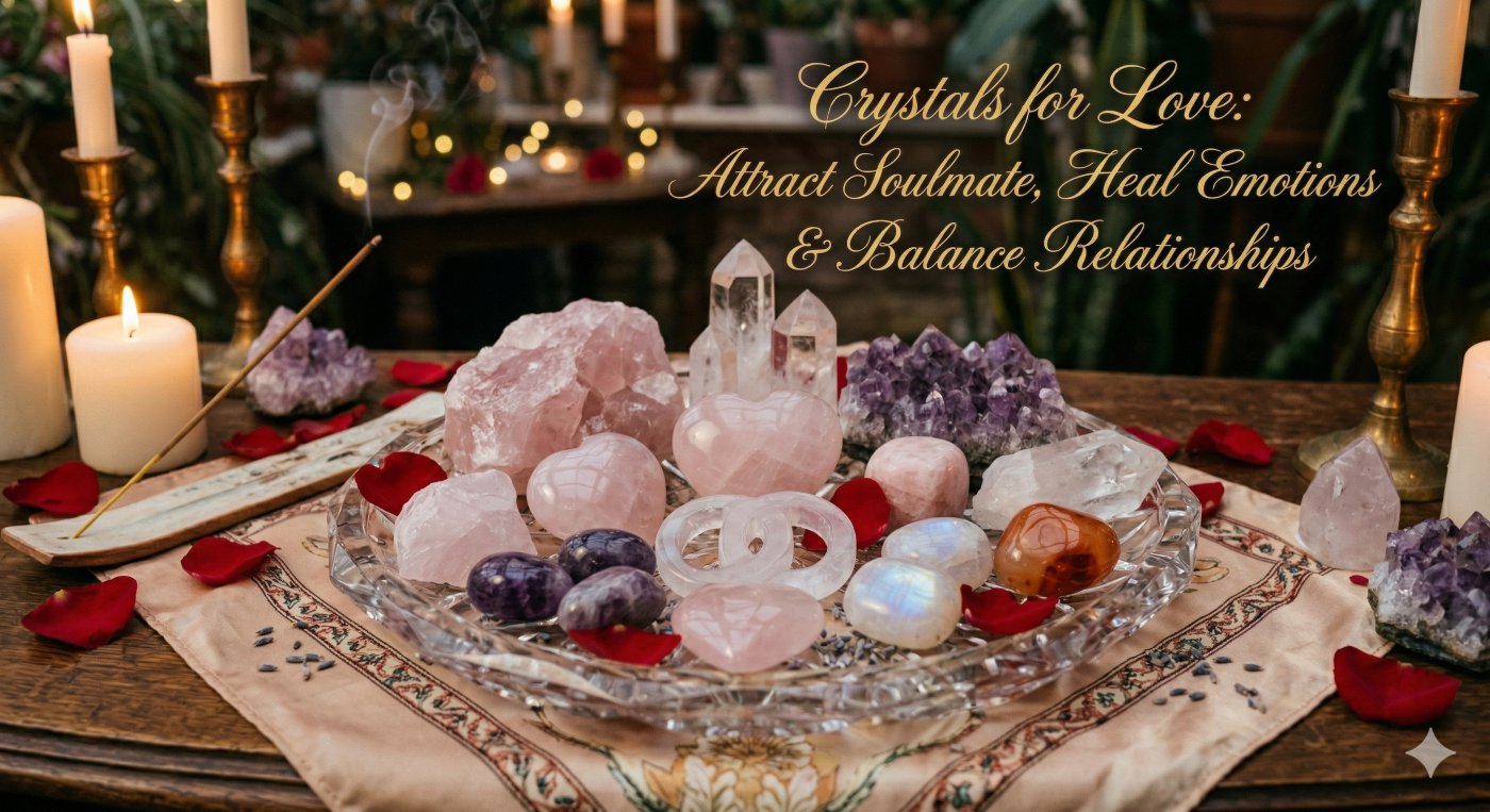Crystals for Love: Attract Soulmate, Heal Emotions & Balance Relationships