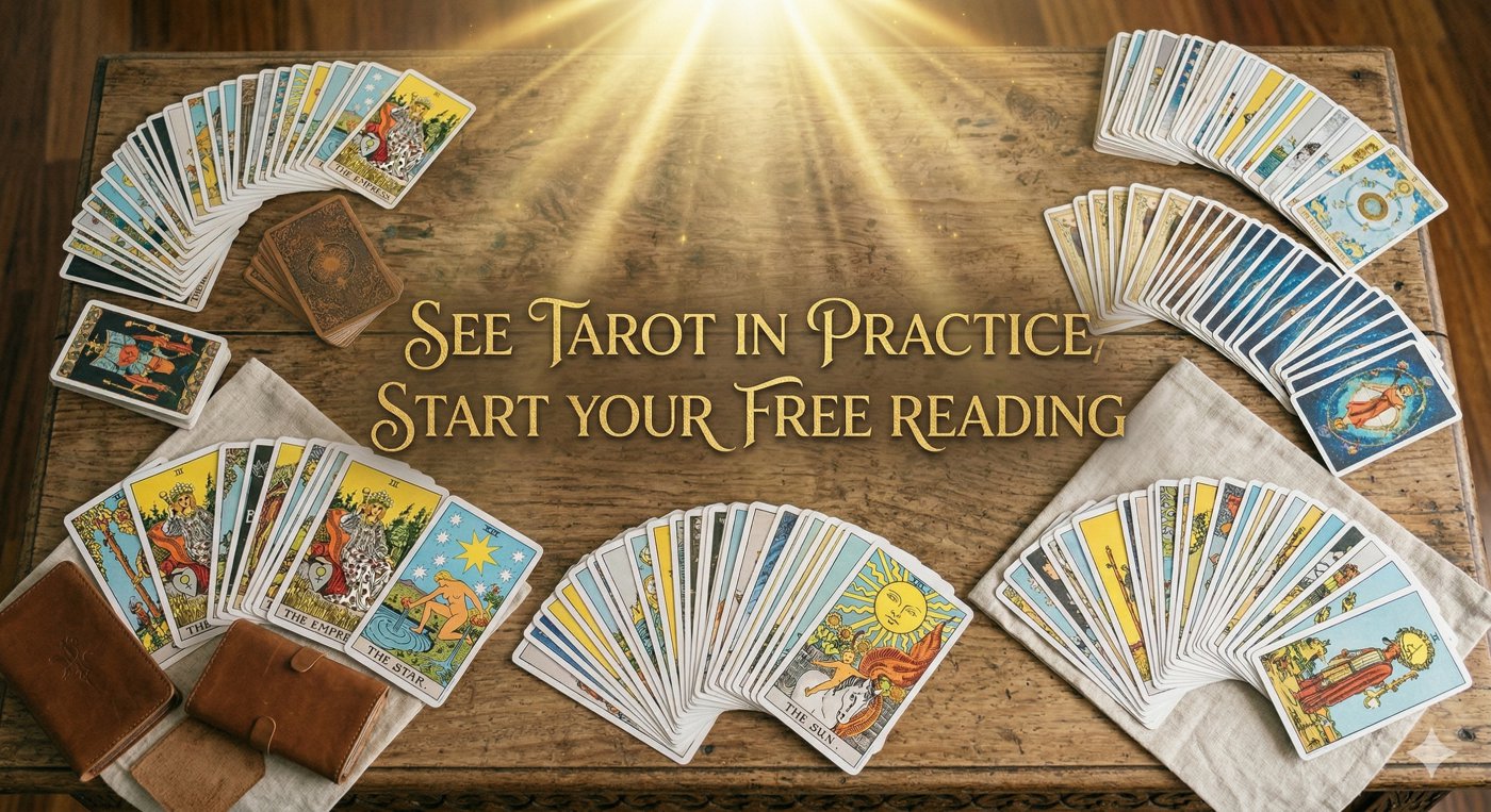 See Tarot in Practice / Start Your Free Reading