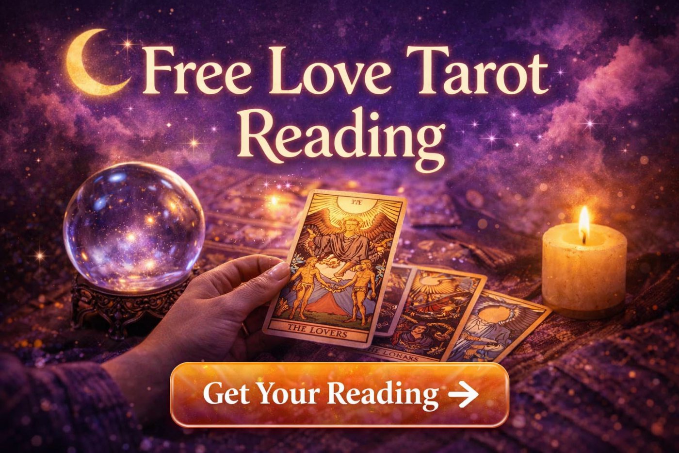Free love tarot reading online with psychic guidance, tarot cards and relationship insight