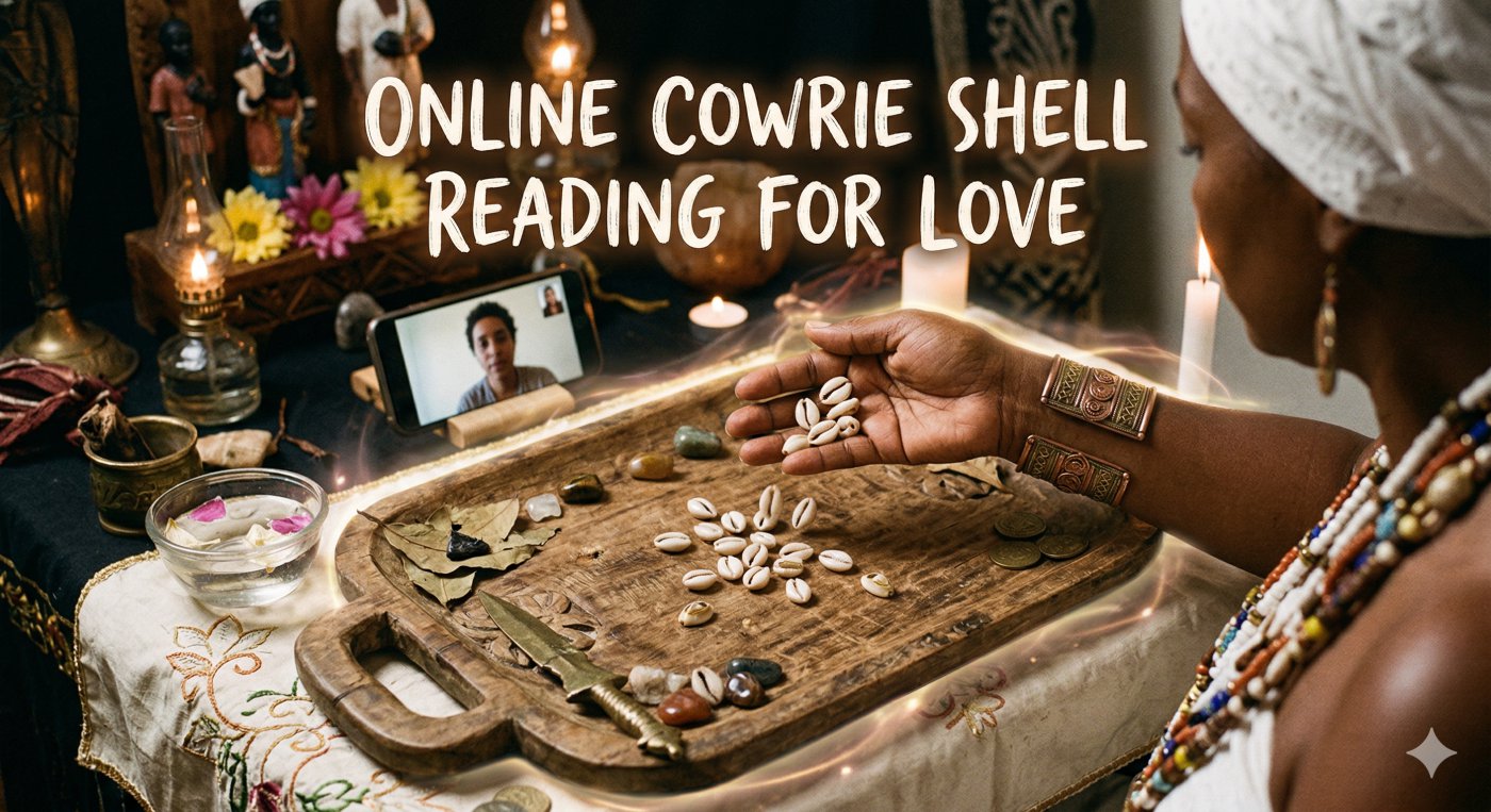 Online Cowrie Shell Reading for Love