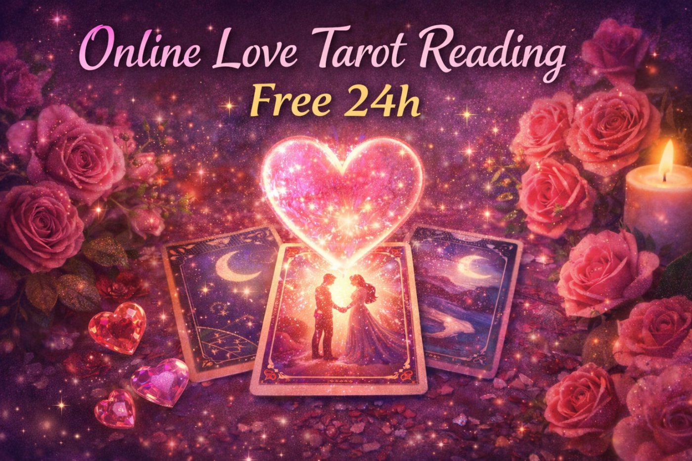 Free online love tarot reading 24h – accurate psychic answers about love, soulmate and relationship future