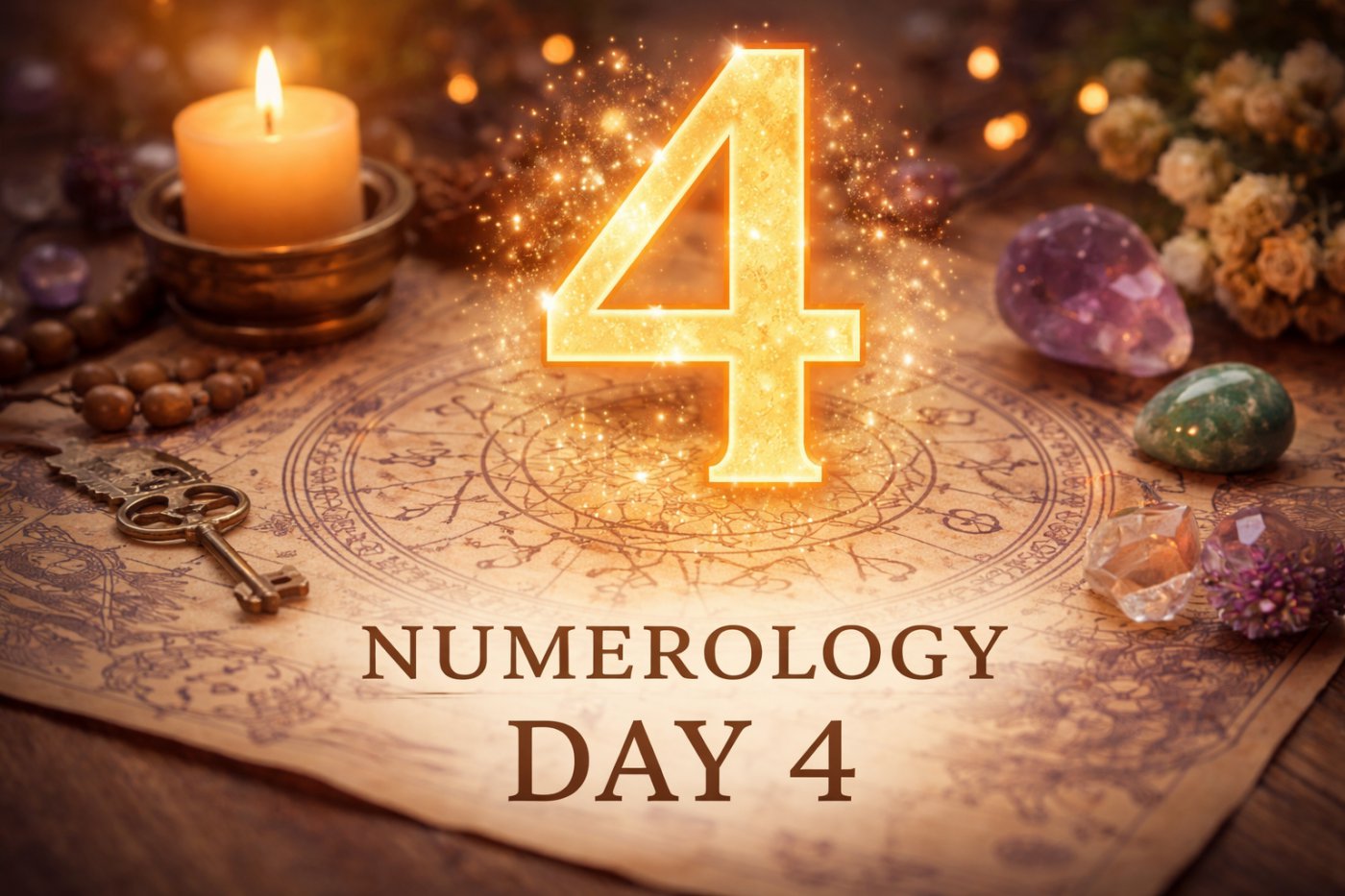 Birth Day Number 4 numerology meaning – stability, discipline, personality traits and life path insights