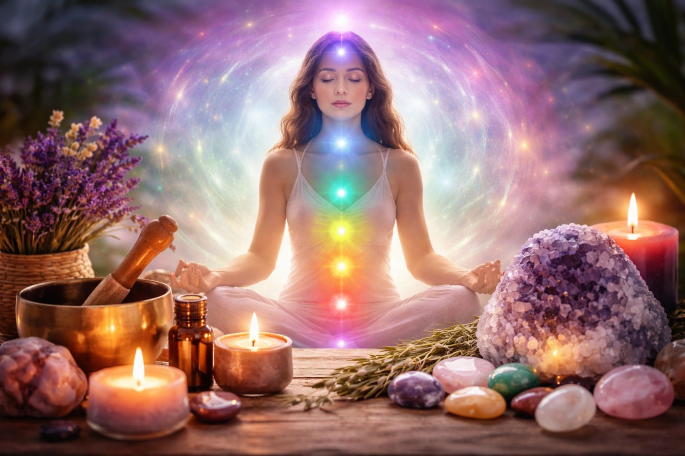 energy reading psychic aura chakra alignment spiritual healing meditation emotional balance