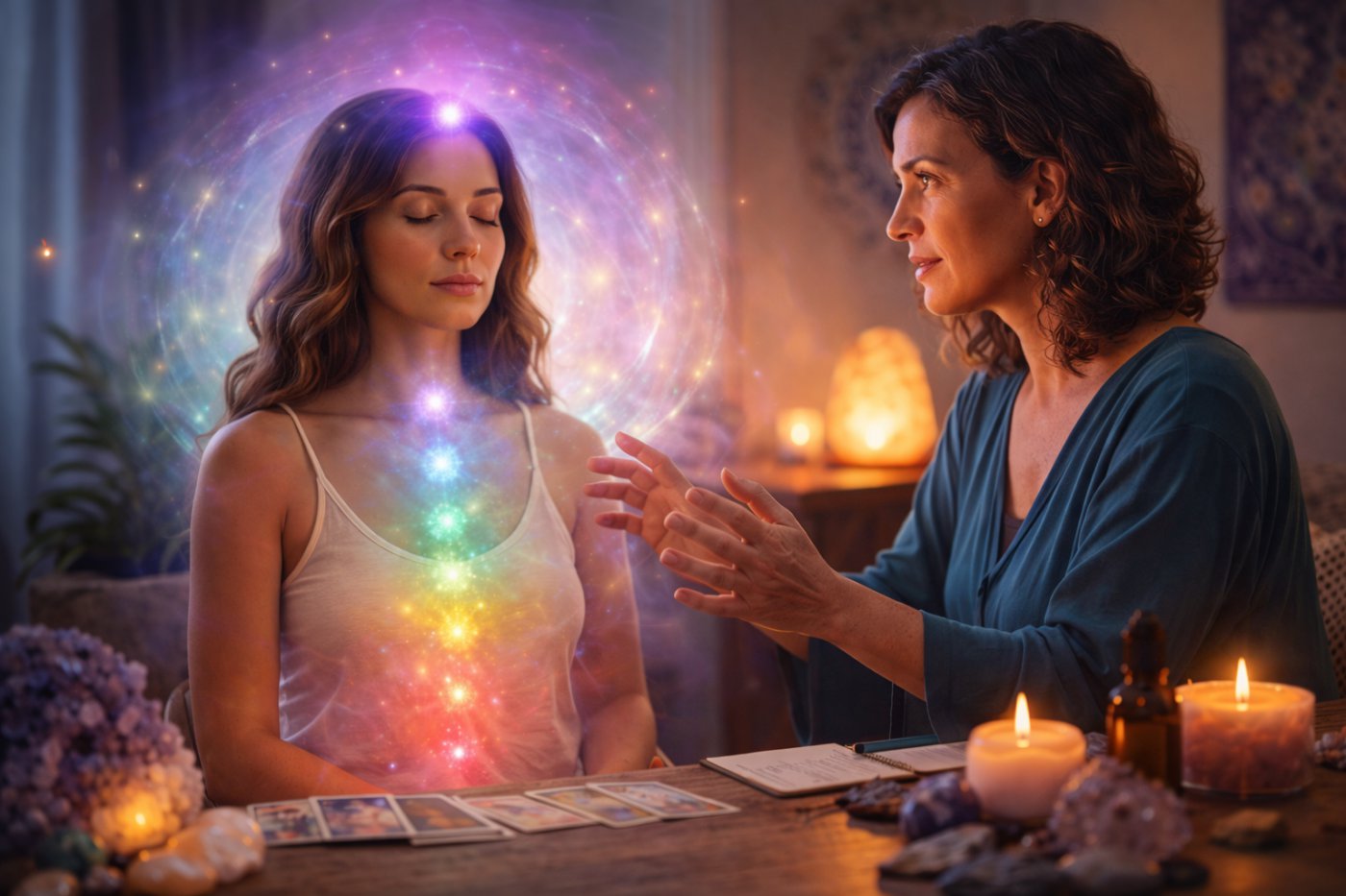 how a real psychic helps you energy reading aura chakra healing spiritual guidance session