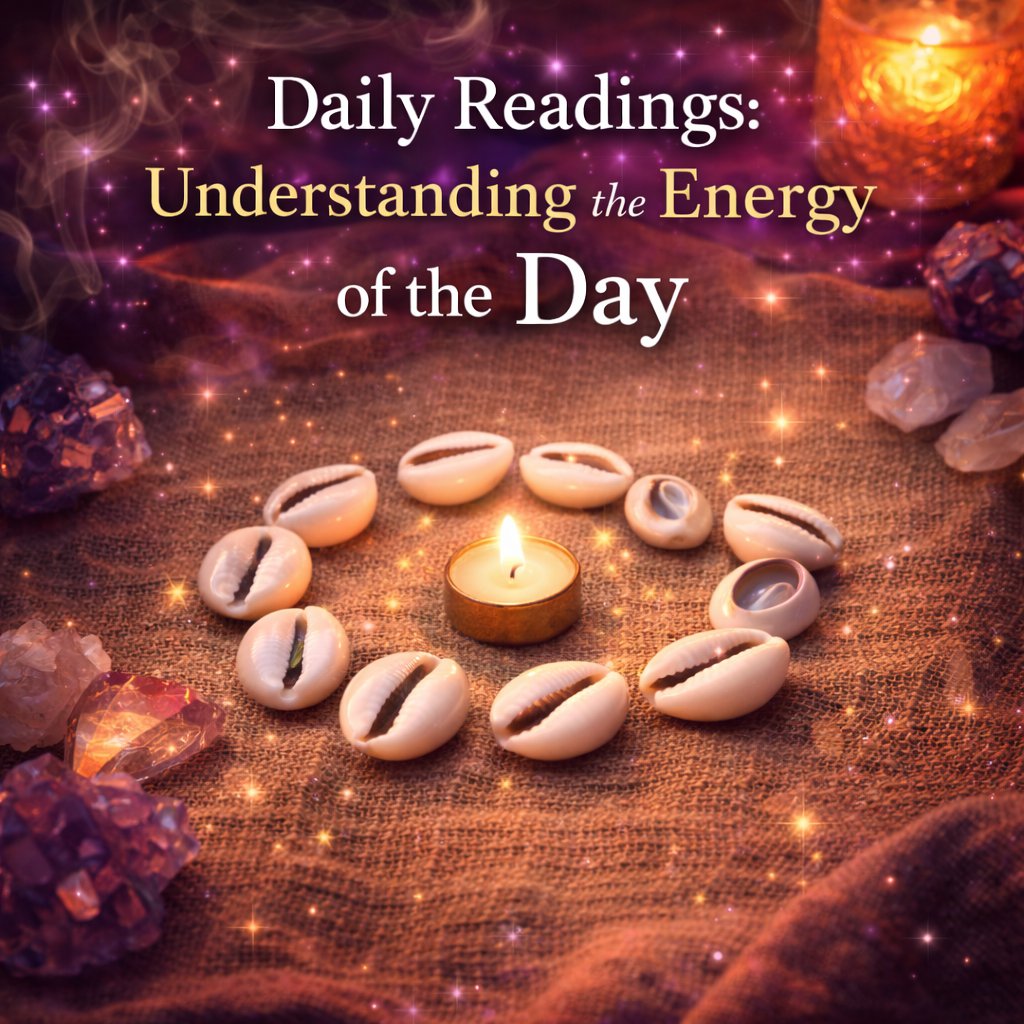 cowrie shell daily reading for love and relationships spiritual guidance oracle shells energy of the day divination