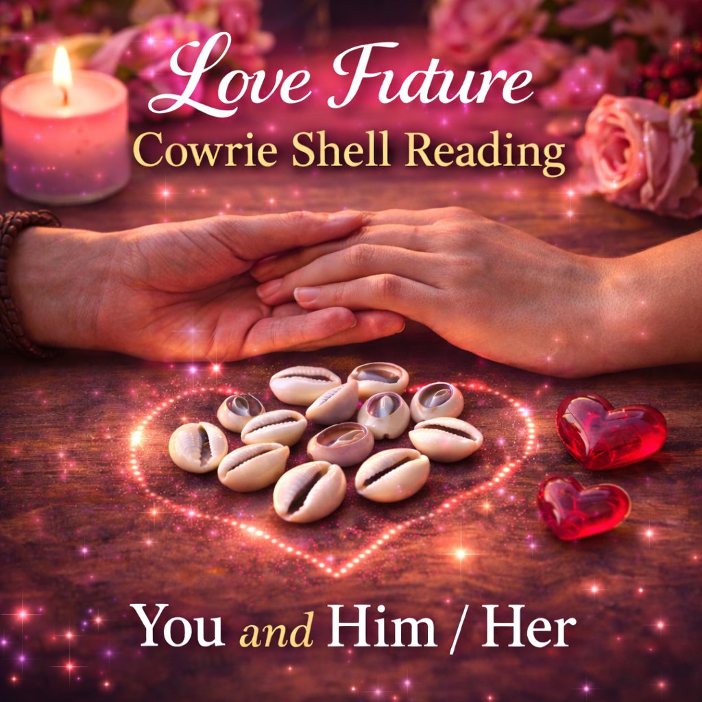 love future cowrie shell reading for couples you and him relationship prediction oracle shells spiritual guidance for love future