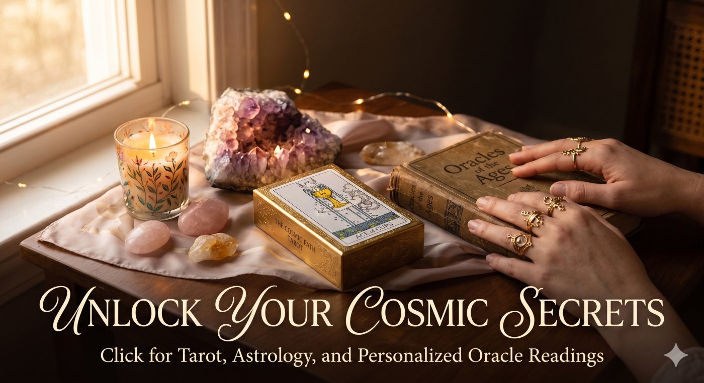 Click for your professional love tarot reading and personalized relationship oracle to discover your romantic destiny