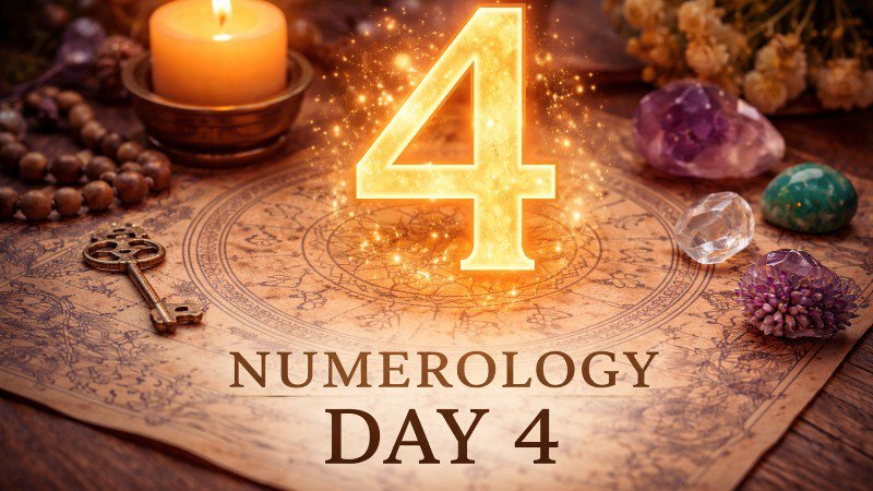 Birth Day Number 4 Meaning in Numerology & Love