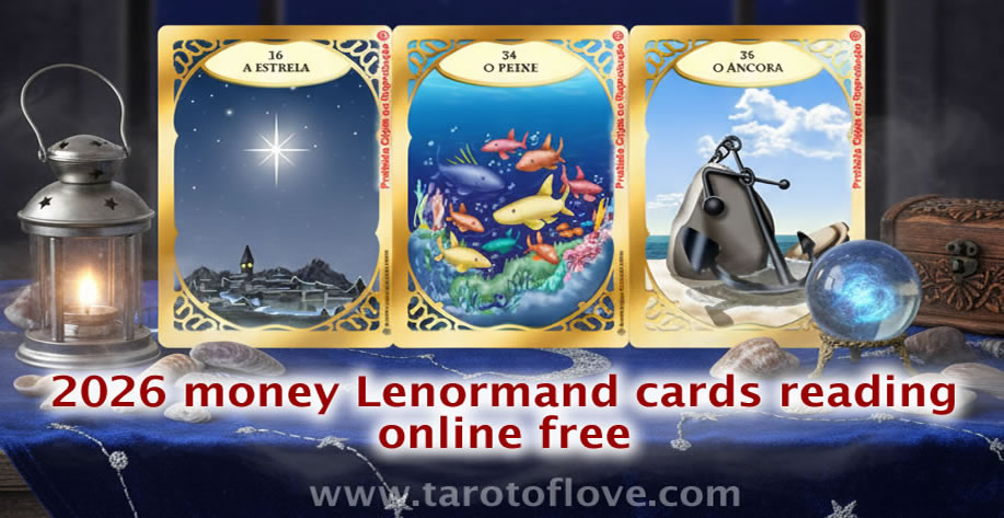2026 money Lenormand cards reading online free