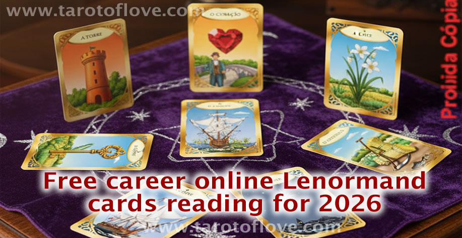 Free career online Lenormand cards reading for 2026