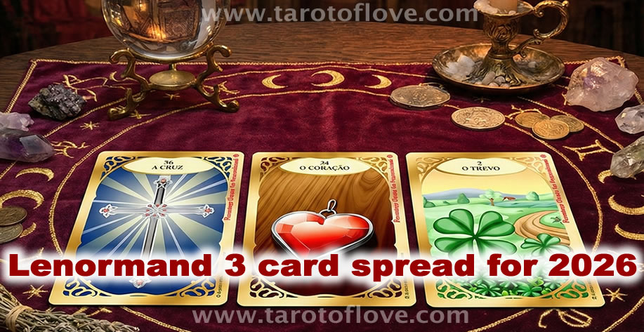 Lenormand 3 Card Spread For 2026